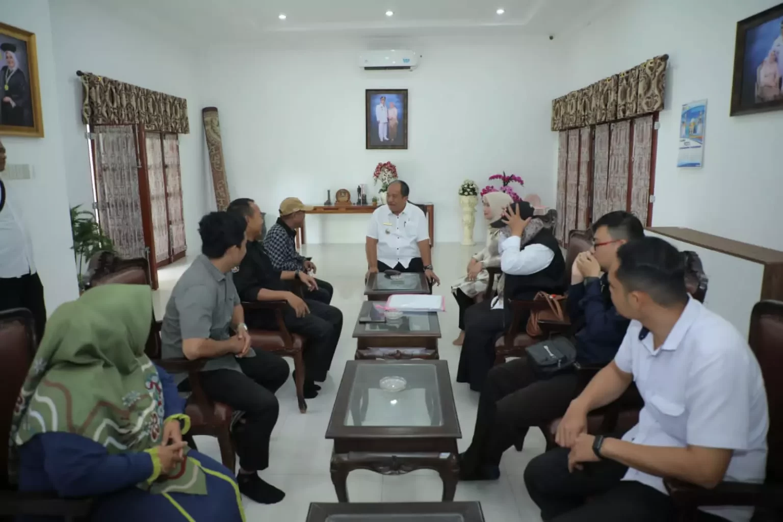 Pantarlih TPS 15 Kelurahan Selawan Lakukan Coklit Pada Wakil Bupati Asahan